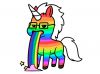 Rainbow Geek Unicorn for Kevin Prins