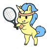 Jordan Sampilo- Tennis Playing Unicorn